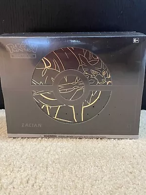 FACTORY SEALED Pokémon Sword & Shield Zacian Elite Trainer Box Plus  • $74.99