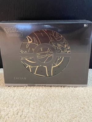 $70 • Buy Pokémon Sword & Shield Elite Trainer Box Plus - Zacian Factory Sealed