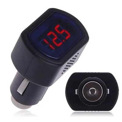 Digital LED Auto Car Truck Cigarette Lighter Volt Voltage Gauge Meter 12V/24V • $6.50