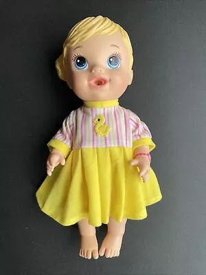 12  Doll Clothes Baby Alive Stella Melissa You & Me Baby Yellow Easter Dress • $6.25