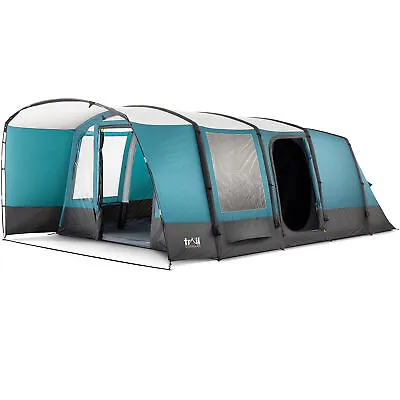 Luxton Inflatable Air Tent 6 Man 5000mm Living Area Bedroom Awning Pump And Bag • £659.99