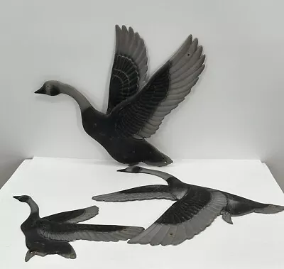 VTG MCM Hanging Metal Flying Geese Three Sizes Beautiful Display • $55