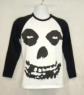 Vintage 2002 Misfits Band Skull Long Sleeve T Shirt (S) • $35.12