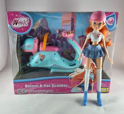 Winx Club Bloom & Scooter Doll With Box Witty Toys • $50