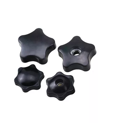 £1.98 • Buy M5 M6 M8 M10 Black Plastic Pentagram Star Thumb Screws Hand Knob Bolts D25-D50