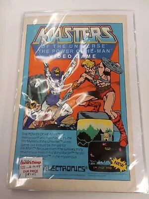 Video Game Advertisement - PRINT AD - Original ( MOTU Intellivision ) • $6.99