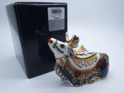 £119.99 • Buy Royal Crown Derby Reindeer Paperweight Signed