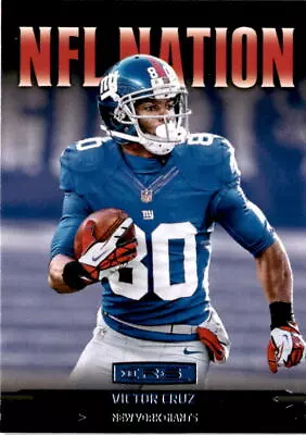 2013 Panini Rookies & Stars #4 Victor Cruz NFL Nation • $1.99