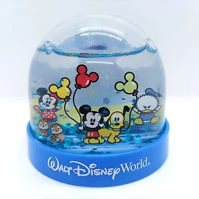 Walt Disney World Parks Mickey Minnie Donald Pluto Plastic Snow Globe Snowglobe • $14.99