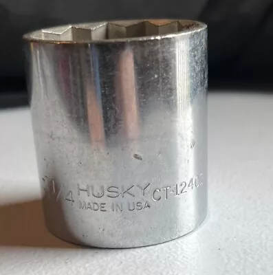 Vintage Husky 1 1/4 Socket CT-1240 Made In USA  • $10.36