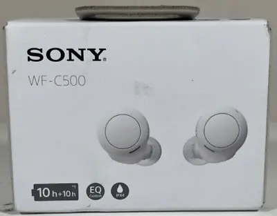 Sony WF-C500 Truly Wireless In-Ear Bluetooth Headphones Earbuds White - NEW • $74.99