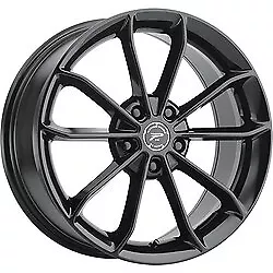 18x8 Platinum 457BK Revelation Gloss Black Wheels 5x112 (40mm) Set Of 4 • $943.16