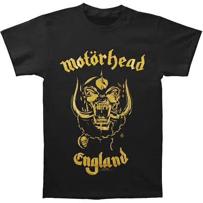 Men's Motorhead England Classic Gold T-shirt Large Black • $28.04