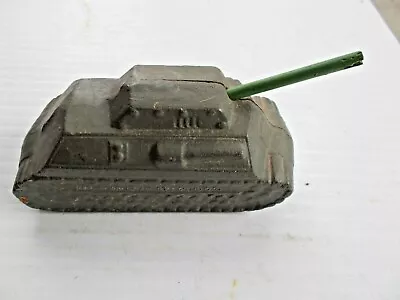 Vintage - WW2 Cardboard Toy Army Military BANK Tank By WELL MADE DOLL CO. • $24.99