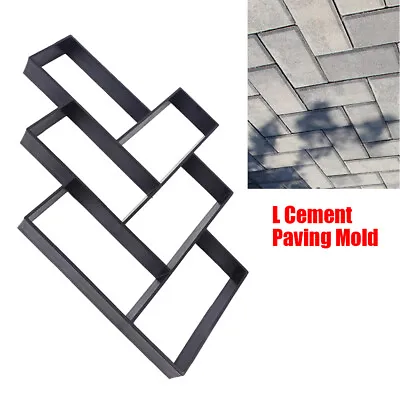 L Type Concrete Walk Pavement Molds Paving Mold Cement Brick Stone Road Paver • $18.06