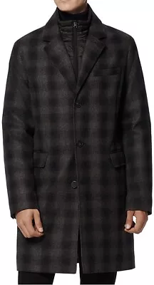 Marc New York By Andrew Marc Men's Rigel Wool Coat Jacket W/ Removable Bib Sz L • $68