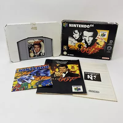 Goldeneye 007 - N64 Game Boxed With Manual - Nintendo 64 PAL Version • £34.99