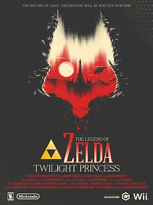 Zelda Twilight Princess Poster Collection 24  X 18   #5 • $22