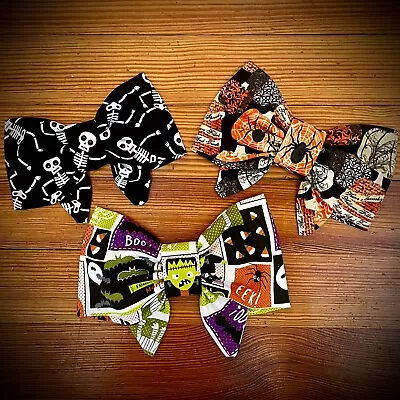 Halloween Holiday Girls Hair Bow Multiple Designs To Choose • $8