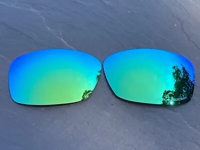 Etched Polarized Green Custom Mirrored Replacement Oakley Hijinx Lenses • £12.99