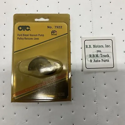 OTC No. 7922   Fired Diesel Vacuum Pump Pulley Remover Jaws • $75