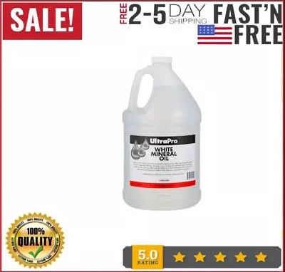 FOOD GRADE MINERAL OIL 1 GALLON (128oz) FOR CUTTING BOARDS AND BUTCHER BLOCK • $31.99