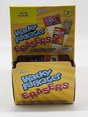 2011 Topps Wacky Packages Series 1 Collectible Erasers Box Of 24 (Yellow Box) • $94.99