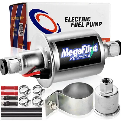 $23.99 • Buy 12V Universal Electric Fuel Pump Low Pressure 5-9 PSI Gas Diesel Inline E8012S
