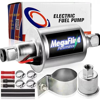 12V Universal Electric Fuel Pump Low Pressure 5-9 PSI Gas Diesel Inline E8012S • $21.59