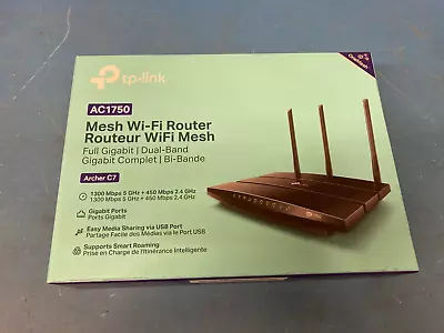 TP-Link Archer C7 Version 5.0 AC1750 Gigabit Dual Band *New Open Box* • $24.99