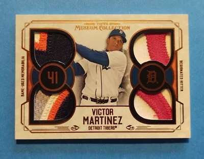 2015 Topps Museum Collection Victor Martinez Copper Quad Patch Card #3/75 • $9.95