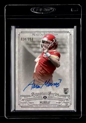 2014 Topps Museum Collection Autographs #SSAAM Aaron Murray Auto /350 EXACT SCAN • $8