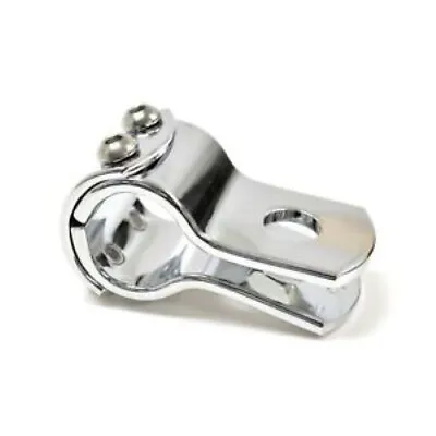 3-Piece Exhaust Frame Footpeg Hanger Motorcycle Clamp Chrome 1-1/8  • $10