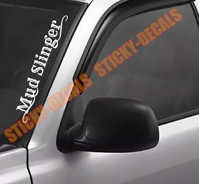 Mud Slinger Vinyl Windshield Banner Decal Sticker Car Truck SUV 20  X 3  • $9.99