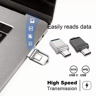 Mini Type C Pen Drive Usb Memory Stick 32GB-1/2TB Usb Flash Disk Memory St-TM • £5.22