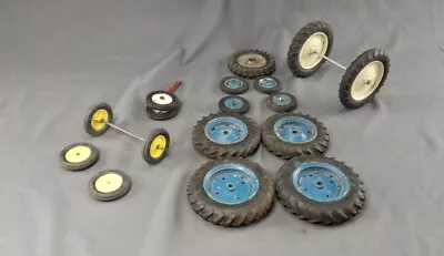 Vintage Toy Tractor Tires On Wheels (17) • $24