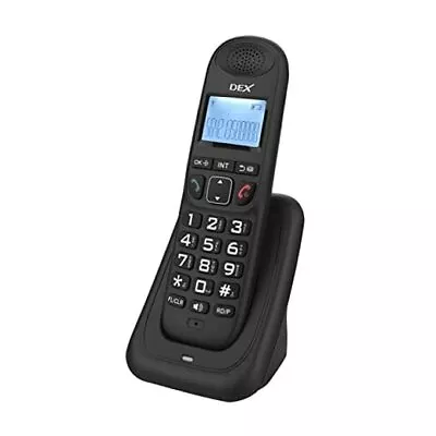  Expandable Cordless Phone System With 3 Lines Display Caller ID Support Black • $44.04