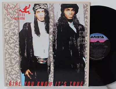 MILLI VANILLI “Girl You Know It’s True” LP (Arista 8592 Orig ’89) VG++ Hip Hop • $49.99