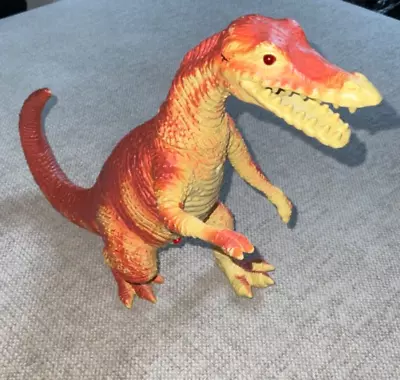 Pachycephalosaurus Electronic Dinosaur -Sounds & Eyes Light Up Vtg Imperial • $14.99