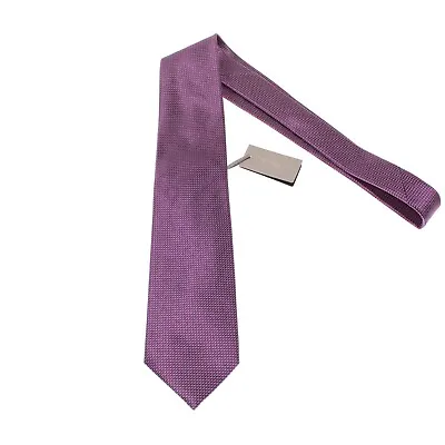 Tom Ford NWT Neck Tie In Magenta Circles/White/Black 100% Silk Made In Italy • $187.49