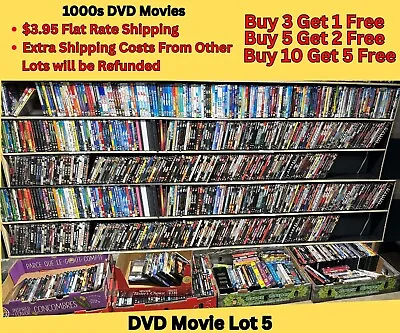$2.99 • Buy DVD Movies Pick & Choose Lot (5) $2.99 Combined Shipping (FREE DVDS W/PURCHASE)