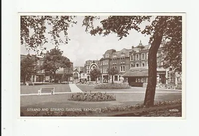 £0.85 • Buy Devon. Exmouth. The Strand And Strand Gardens. Old Postcard.