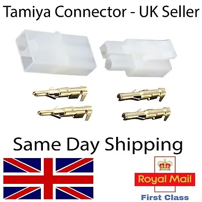 Tamiya Connectors Plugs -Pairs Male Female Battery ESC Lipo Charger RC Models UK • £3.25