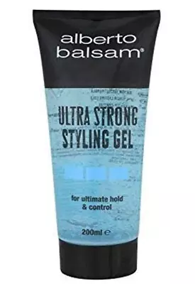 Alberto Balsam Ultra Strong Hair Styling Gel For Ultimate Hold And Control 200ml • £2.18