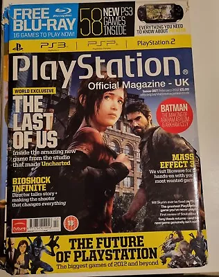 Playstation Official Magazine  Issue 67 February  2012 • £5.99