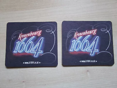 Kronenbourg 1664   Pub Beer Mats Coasters Pack Of 10 • £2.97