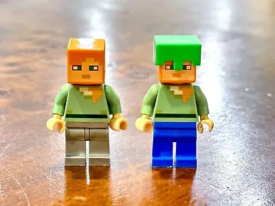 1x LEGO MINIFIGURE MINIFIG Minecraft Villager Alex Excellent • $9.90