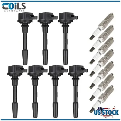 Ignition Coils & Iridium Spark Plugs Pack For Ford F150 Truck 2018-2021 5.0L V8 • $94.49