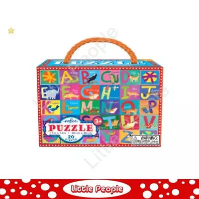 Eeboo 20 Piece Puzzle - Animal Alphabet Puzzle • $23.99