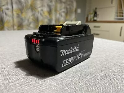 Genuine Makita 18v 6.0ah Lithium-ion Battery BL1860B • £50